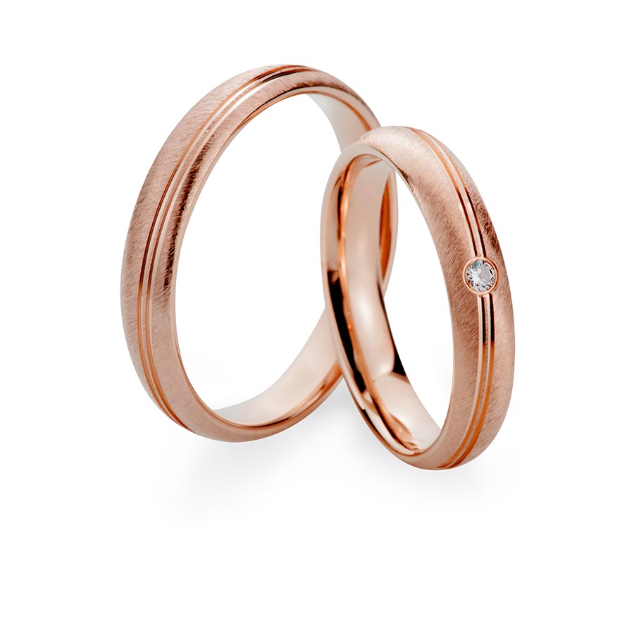 Trauringe / Eheringe 333 Rotgold 517433-40