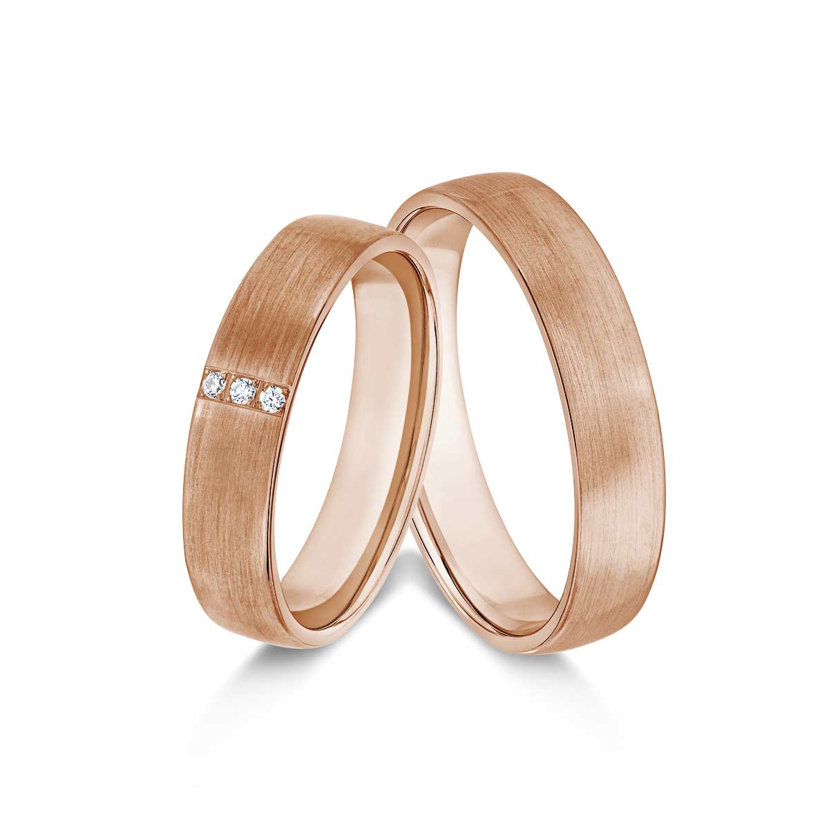 Trauringe / Eheringe 333 Rotgold 517527-45