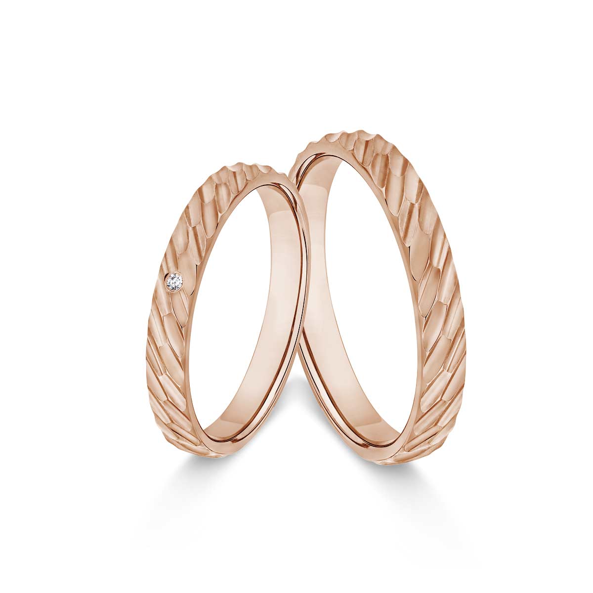 Trauringe / Eheringe 333 Rotgold 517538-30