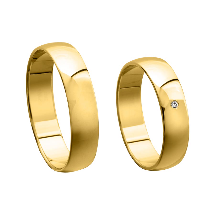 Trauringe / Eheringe 333 Gelbgold 511053-50