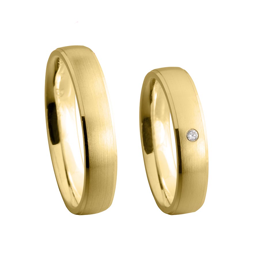 Trauringe / Eheringe 333 Gelbgold 514667-45