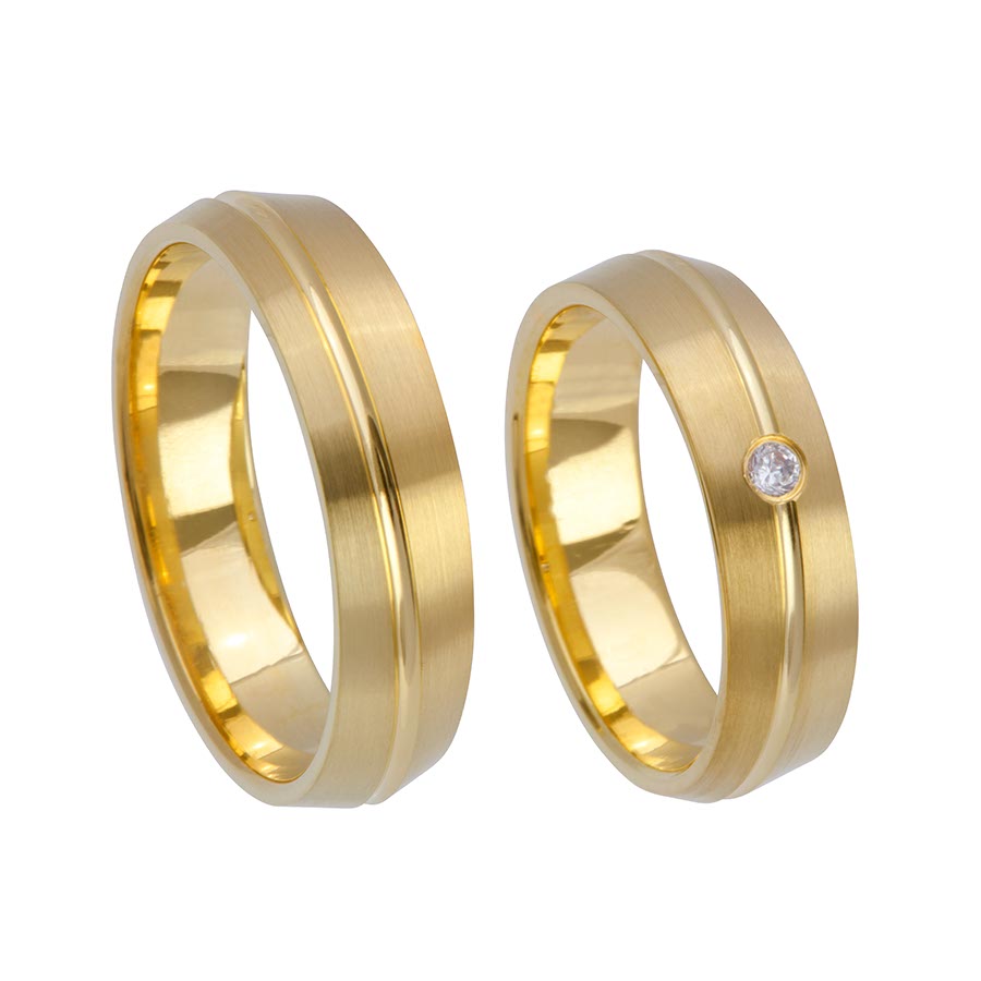 Trauringe / Eheringe 333 Gelbgold 517354-55